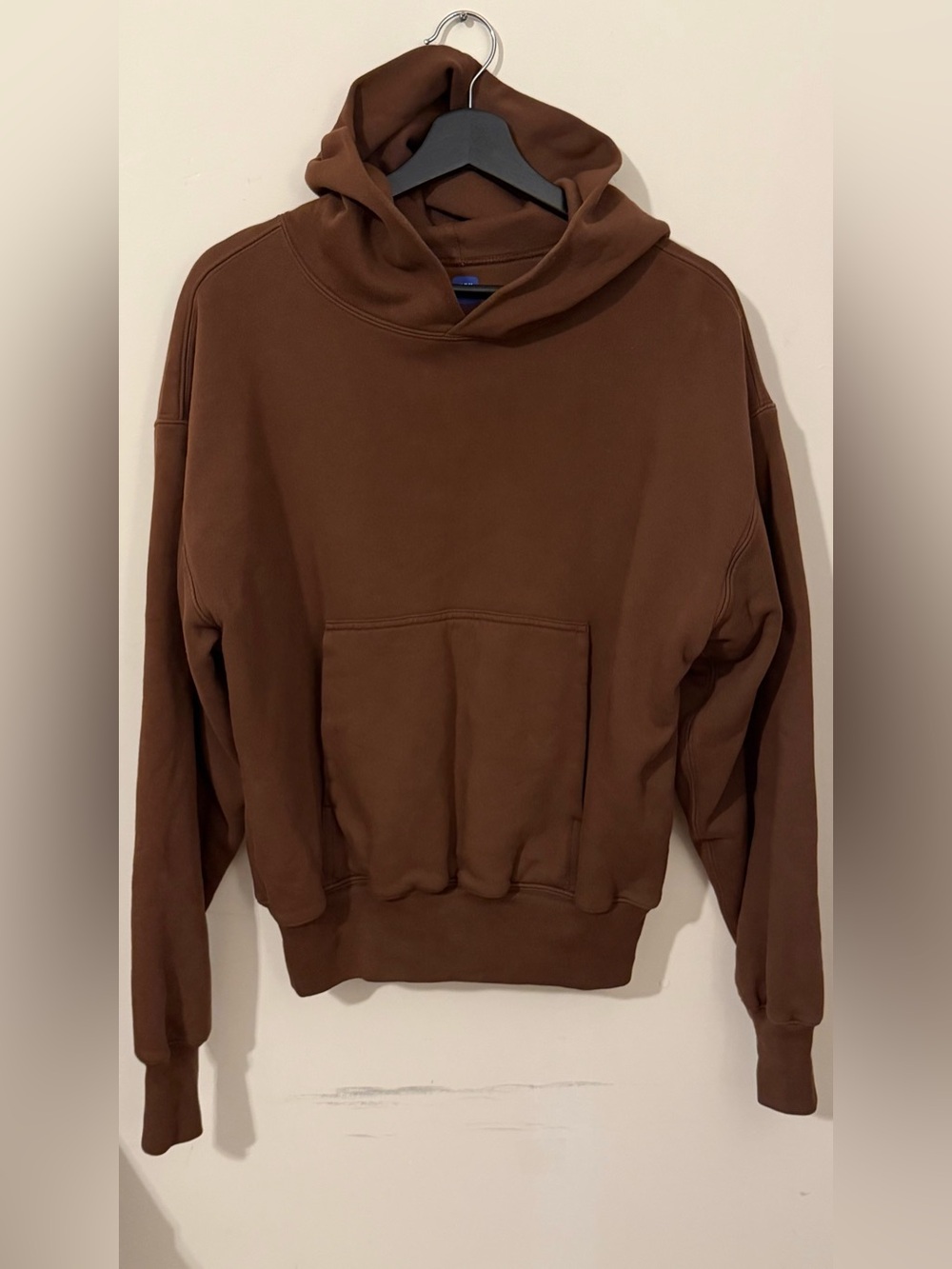Yeezy Gap Brown Pullover Hoodie Heavyweight 100% Cotton Size Small (SP)